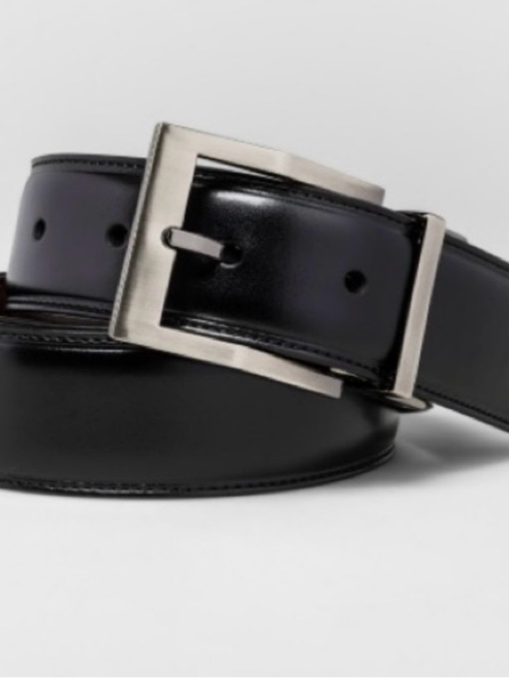 Men's SWISSGEAR Reversible Contemporary Buckle Belt -Black/Brown 
Size M (32-36)